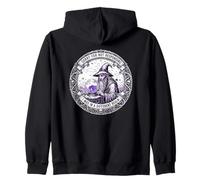 Magicien Magicien avec Boule Magique en Cristal Antisocial drôle Sweat à Capuche