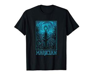 Magicien Magie Vintage Fantaisie Goth Sorcellerie Occulte T-Shirt