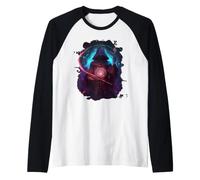 Magicien Noir Mystique du Pouvoir et des Secrets Manche Raglan