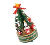 MAGICLULU 1 Boîte À Musique De Noël Décorations De Noël Bandes Lumineuses Lumières Extérieures Décor Musical Moderne Support Rotatif pour Arbre De Noël Boîtes Kits De Jeux Bande