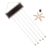 MAGICLULU 1 Ensemble Clip Photo en Bois des Photos Rustique Porte-Photo Suspendu Au Mur Cadres D'images Porte Photo pour Mur Décor De Mur d'image Brown Corde De