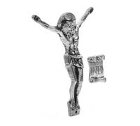 MAGICLULU 1 Ensemble De Figure Croisée Breloque Jésus Pour La Fabrication De Bijoux Charmes Religieux De Jésus Fournitures De Fabrication De Bijoux Diy Silver Alliage De Zinc