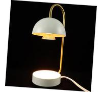 MAGICLULU 1 Ensemble Lampes aromatiques Lampes de Table Lampes de Lecture brûleur de Cire photophore bruleur de Cire Lampe à Bougie parfumée décor de Lampe de Chevet Alliage Blanche