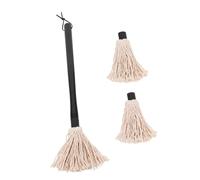 MAGICLULU 1 Ensemble Set de Pinceau à Saucer pour Barbecue Manche Têtes Remplaçables à Huile à Sauce pour Gril Rôtisserie pour Cuisine Grillage