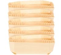 MAGICLULU 1 Jeu Bac à Papier En Bois Moule Carré Moule à Gâteau Au Four Boîte De Cuisson Moule De Boulangerie Plat De Cuisson En Bois Pâte à Palettes En Ustensiles De Cuisson4.72X2.55X1.49in