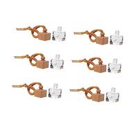 MAGICLULU 1 Jeu Bouteilles De Parfum Suspendues Pour Pendentifs Avec Flacon Vide Pour Parfum Diffuseur Automobile Décoration Et Purificatrice Air 6 Pièces