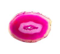 MAGICLULU 1 Jeu Tranche De Pierre Agate Décorative Polies pour Décoration Maison Et Bureau Motif Aléatoire Rose Et Bleu 2 Pièces