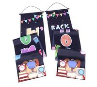 MAGICLULU 1 paire Bannière de Bienvenue Rentrée Scolaire Décoration de Porte pour Classe de Bannières Colorées Welcome Back To School Polyester pour Événements Scolaires et Photos