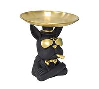 MAGICLULU 1 Pièce Grand Plateau Anniversaire Chiens Patte Faire La Fête Décoration De Table Plateau Mini Animaux Plateau De Table Plateau De Décoration Ornement De Bureau Résine Black