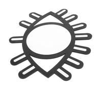 MAGICLULU 1 Pièce Miroir Mural Œil Accessoire Décoratif pour Photographie Décoration Intérieure Noir