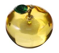 MAGICLULU 1 Pièce Ornement Cristal Pomme Sculpture Décorative pour Noël des Mères Figurine pour Maison Événements