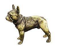 MAGICLULU 1 Pièce Ornements en Bronze Chiens Race Décor Bureau Animal De Compagnie Petit Chiot Parure pour Animaux De Compagnie De Thé Objets d'art Antiques Parure Antique Cuivre Doré