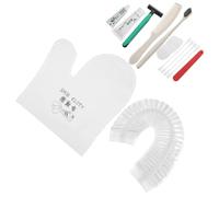 MAGICLULU 1 Set Kit Hygiène Personnelle Hôtelier Brosse à Dents Jetable Légère et Portable en Coton et Abs pour Invités à Domicile ou Appartement Couleur Aléatoire