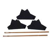 MAGICLULU 1 Set Tige de Nettoyage de Flûte et Chiffon en Bois D'érable Noir, Outil Léger pour Éliminer les Débris, Kit Complet pour Entretien de Flûte Traversière