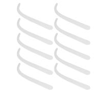 MAGICLULU 10 Bâtonnets Transparents en Acrylique pour Essayer Boucles D’oreilles, Présentoir Pratique 10 Pièces, Organiseur de Bijoux pour Maison et Magasin, Étagère de Rangement Clips