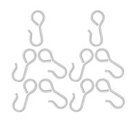 MAGICLULU 10 Crochets en Métal pour Housses de Sièges Auto, 23 Mm, Fixation Solide, Résistants la Déformation, Adaptés pour Appuie-tête et Sièges, Usage en Taxi ou Voiture d'affaires