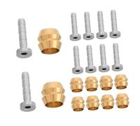 MAGICLULU 10 Ensembles Insert Hydraulique de Frein à Disque Vélo Olive Tête et Aiguille Huile Connecteur Durabilité Renforcée pour Performance de Frein et Installation Rapide