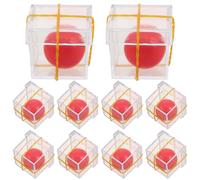 MAGICLULU 10 Ensembles Tours Boule Plastique pour Débutants, Portable | Accessoire de Trucage pour Fête et Rassemblement, Design Original, Léger, Facile à Transporter
