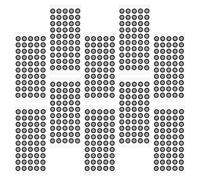 MAGICLULU 10 feuilles de marqueurs réfléchissants pour scanner : autocollants de points de référence pour la numérisation 3D, la capture de mouvement, l’alignement, la cartographie et la mesure.