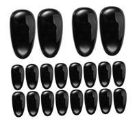 MAGICLULU 10 Paires Coussin Nez Antidérapant pour Lunettes Hypoallergénique Accessoires Confortables pour Montures de Lunettes Soleils Couleur Classique Conception Ergonomique Compatible