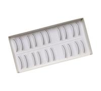 MAGICLULU 10 Paires de Faux Cils pour Formation aux Extensions, Cheveux Artificiels, Bandes Ajustables, Adaptés aux Séances de Pratique et Enseignement