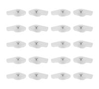 MAGICLULU 10 Paires Protège-œillets de Baskets, Patchs de Réparation pour Col de Chaussure, Anti-frottement, Protection des Bords, Application Facile, Ajustement, pour Chaussures de Sport
