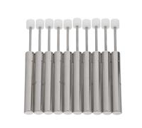 MAGICLULU 10 Pièces Amortisseur Hydraulique, Fermeture Douce | Acier Inoxydable et Plastique, Réduit le Bruit, Cuisine et Maison, Argenté