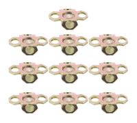 MAGICLULU 10 Pièces Bases de Crampons pour Chaussures de Golf Semelles à Pointes pour Chaussures TPU Argenté Amélioration du Transfert de Puissance Soutien Renforcé Confort pour Terrain