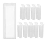 MAGICLULU 10 Pièces Boîte à Lames de Laboratoire en Plastique pour 5 Lames, Protège Spécimens Dommages, Capacité Ample, pour Pathologie et Hôpital