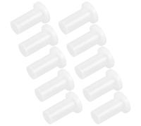 MAGICLULU 10 Pièces Goupille de Charnière en Plastique Blanc 2,10x1,40x1,40 Cm pour Réparation Charnière Bas Congélateur, Protège Surface et Évite Frottement Métal
