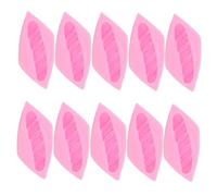 MAGICLULU 10 Pièces Moule Silicone Gâteau Moule Fondant Hamburger Réutilisable Antiadhésif pour Chocolat Cupcakes et Muffins Ustensile de Pâtisserie Ludique et Détaillé