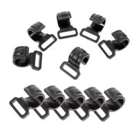 MAGICLULU 10 pièces Outdoor Tent Pole Hooks Plastic Camping Gear Holder Lightweight Accessories for Secure Tent Connection