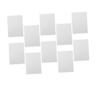 MAGICLULU 10 pièces Plaques Aluminium Sublimation Alliage Métal Résistantes pour Transfert Thermique Photo Cadre Surface Lisse Antirouille Usage Intérieur Extérieur Décoration Murale et