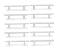 MAGICLULU 10 Pièces Poignées Armoire Auto-adhésives Sans Perçage Poignées de Tiroir Autocollantes pour Cuisine Salle de Bain et Placard Installation Facile et Résistante
