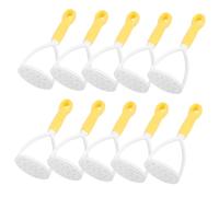 MAGICLULU 10 Pièces Presse-purée de Pommes de Terre Compact Outil de Cuisine Robuste et Portable Écrase-légumes Polyvalent pour Fruits et Légumes pour Camping et