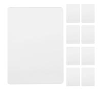 MAGICLULU 100 Feuilles de Plastification Pvc Transparentes 95 X 66 Mm Film Protecteur Photo 7 Mils Pochettes de Plastification Thermiques pour Photos et Documents Outils de Bureau Film