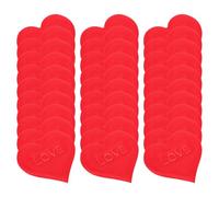 MAGICLULU 100 Pétales Confettis en Éponge Forme Cœur 35 CM Rouge pour Décoration Table Mariage Saint-Valentin Shower Fête Anniversaire