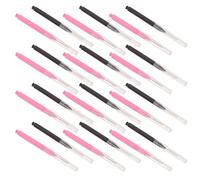 MAGICLULU 100 Pièces Brosse Interdentaire en Plastique et Nylon Nettoyage des Espaces Étroits Entre les Dents, pour Soins des Sourcils et Nettoyage des Cils