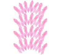 MAGICLULU 100 pièces Lot de Broches Ruban Rose Sensibilisation Cancer Sein Accessoire Publicitaire Portable pour Octobre Rose Décoration et Soutien Prévention