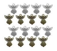 MAGICLULU 100 Pièces Pendentifs Breloques D'anges Vintage en Alliage Léger pour Création de Bijoux Artisanaux, Symbole de Bénédiction, pour Projets Créatifs et Présents Réfléchis