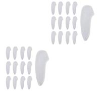 MAGICLULU 100 Pièces Protège-embouts en Plastique Blanc pour Couteaux, Lot | Fixation Stable, Surface Lisse, pour Couteaux D’office et Pointes de Cutter, Transport et Expédition