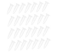 MAGICLULU 100 pièces Tubes Anticoagulants Universels Transparent avec Bouchons Étanches pour Laboratoire Hématologie et Analyse Sanguine