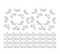 MAGICLULU 100 Pièces Vintage Dog Bone Charms Alliage Zinc Pendentifs Miniatures Antiques pour DIY Bijoux Bracelets Colliers et Accessoires Pet Lovers