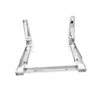 MAGICLULU 100lbs Support Mural Pour Micro-ondes Acier Inoxydable Étagère De Rangement Réglable Et Pliable Kit De Fixation Inclus Pour Charge Lourde