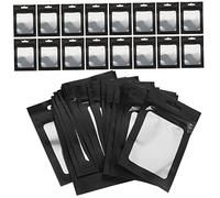 MAGICLULU 100pièces Lot Bijoux Pochettes De Rangement pour Boucles Oreilles Colliers Et Petits Objets Portables Et