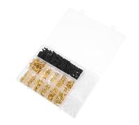 MAGICLULU 1050 Pièces Assortment Brass Male Female Spade Wire Connectors With Insulating Heat Shrink Tubes For Electrical Wiring Car Audio Speaker Industrial Use