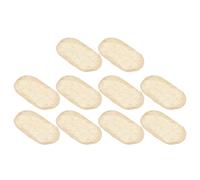 MAGICLULU 10pcs Coussinets de Chevalet en Peau de Mouton pour Violon Protecteur de Pont D'instrument Ajustement Amélioration du Jeu pour Leçon et Concert