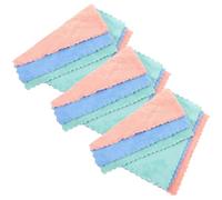 MAGICLULU 10pcs Lingettes Démaquillantes en Microfibre Polyester, Serviettes Lavables et Portables pour Visage, Maison Voyage Couleur Aléatoire Style Plusieurs styles