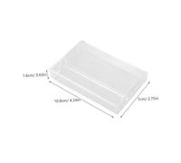 MAGICLULU 12 pièces Boîte de Rangement Rétro pour Cassettes Coffret Transparent Compact Multifonction pour Cassettes et Notes Organiseur de Bandes Magnétique Portable