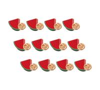 MAGICLULU 12 Pièces Broche Pastèque Cartoon Épingles Broches Légères pour Vêtements Sacs et Écharpes Accessoire Mode Cadeau pour Fêtes et Usage Quotidien